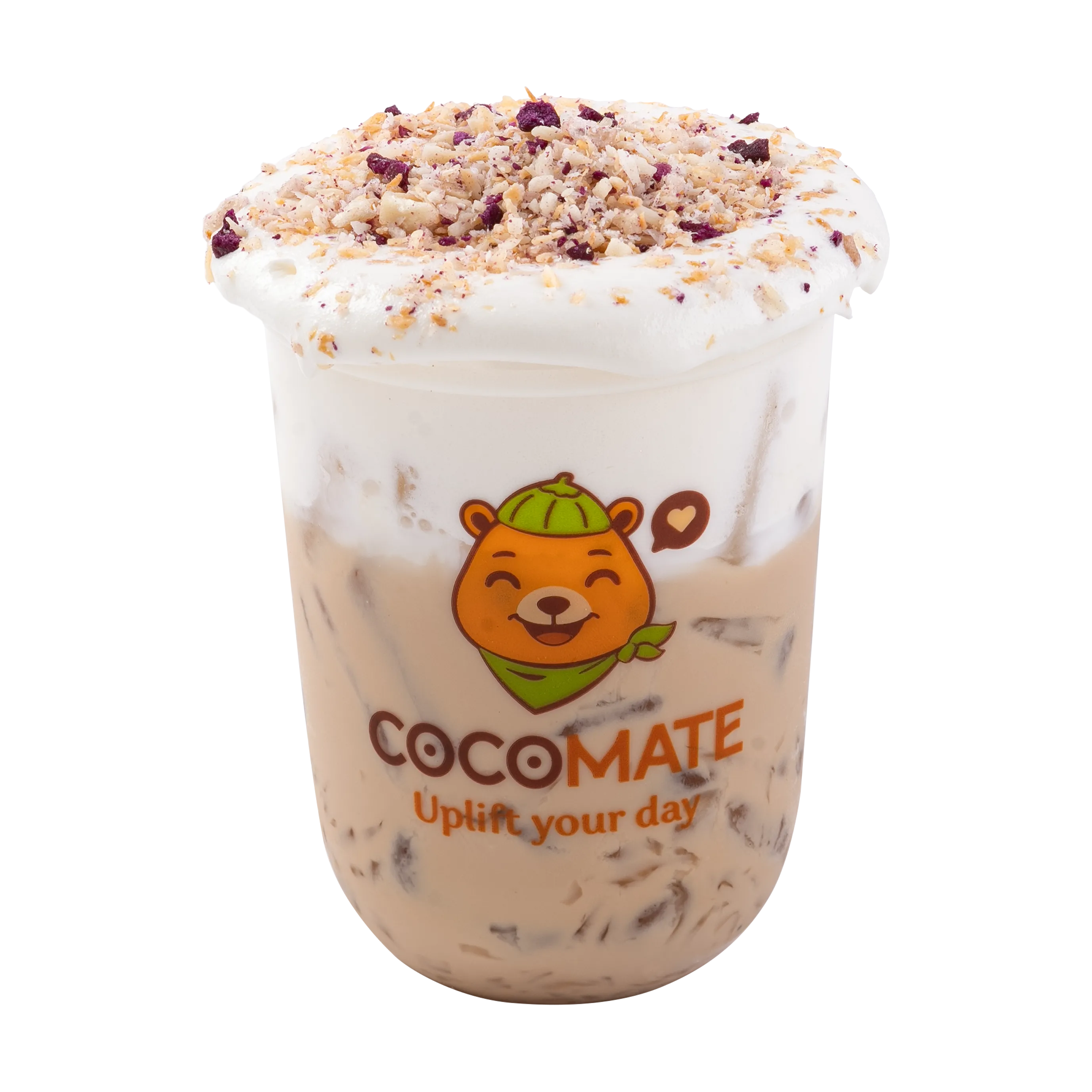 Hồng Trà Sữa Kem Phô Mai Dừa